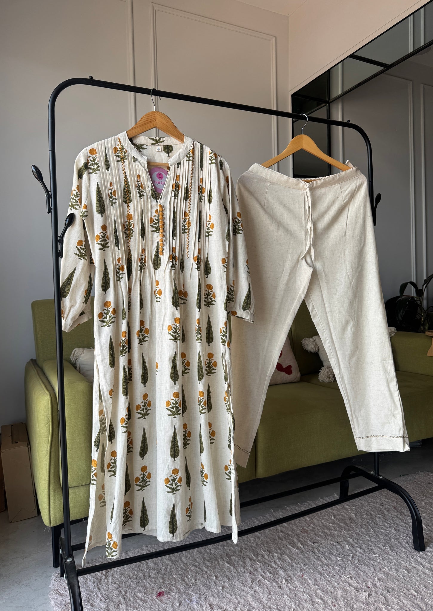 Pallavi Block Print Set