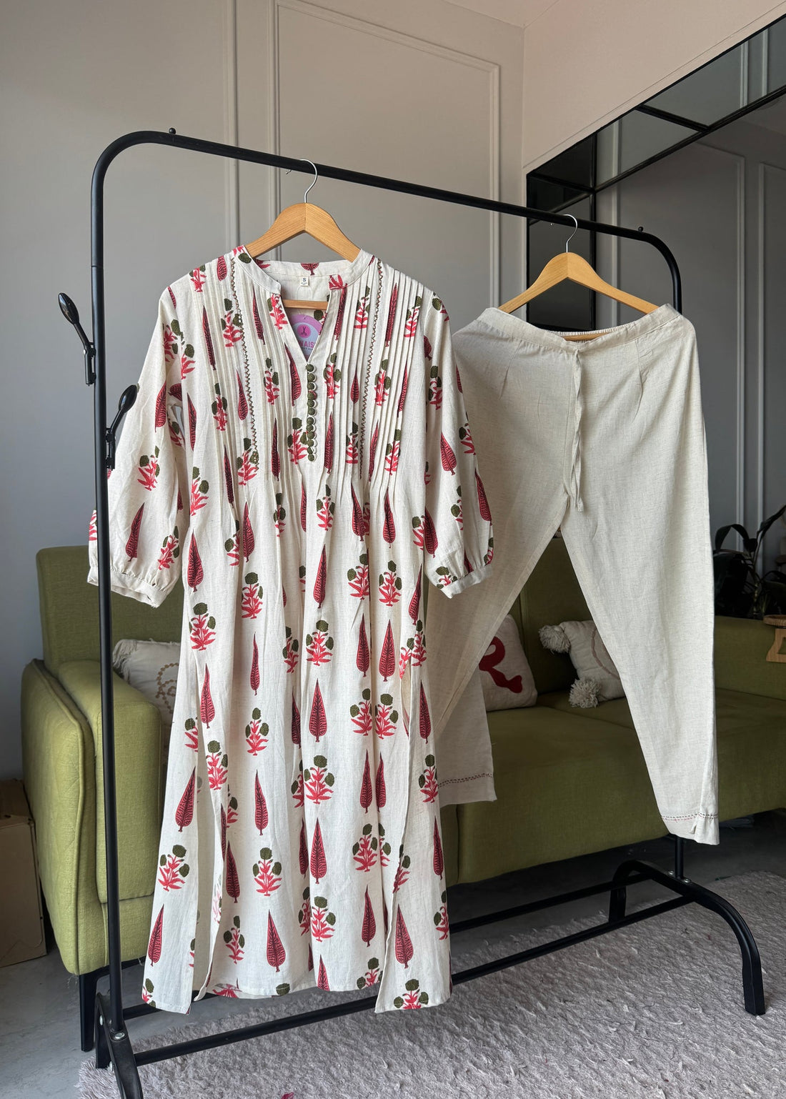 Pallavi Block Print Set