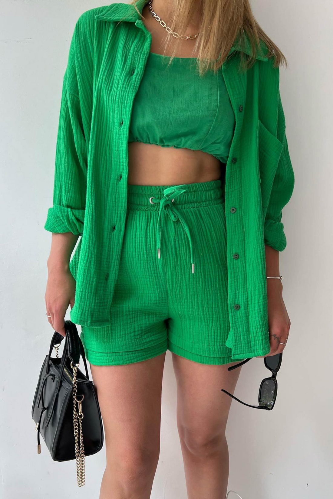 Emerald - Women’s Cotton Two-Piece Set