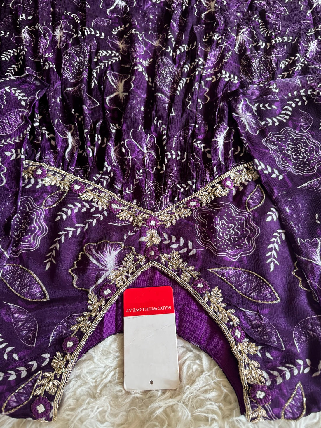 Alia style naira Cut kurti Pant With chiffon Dupatta