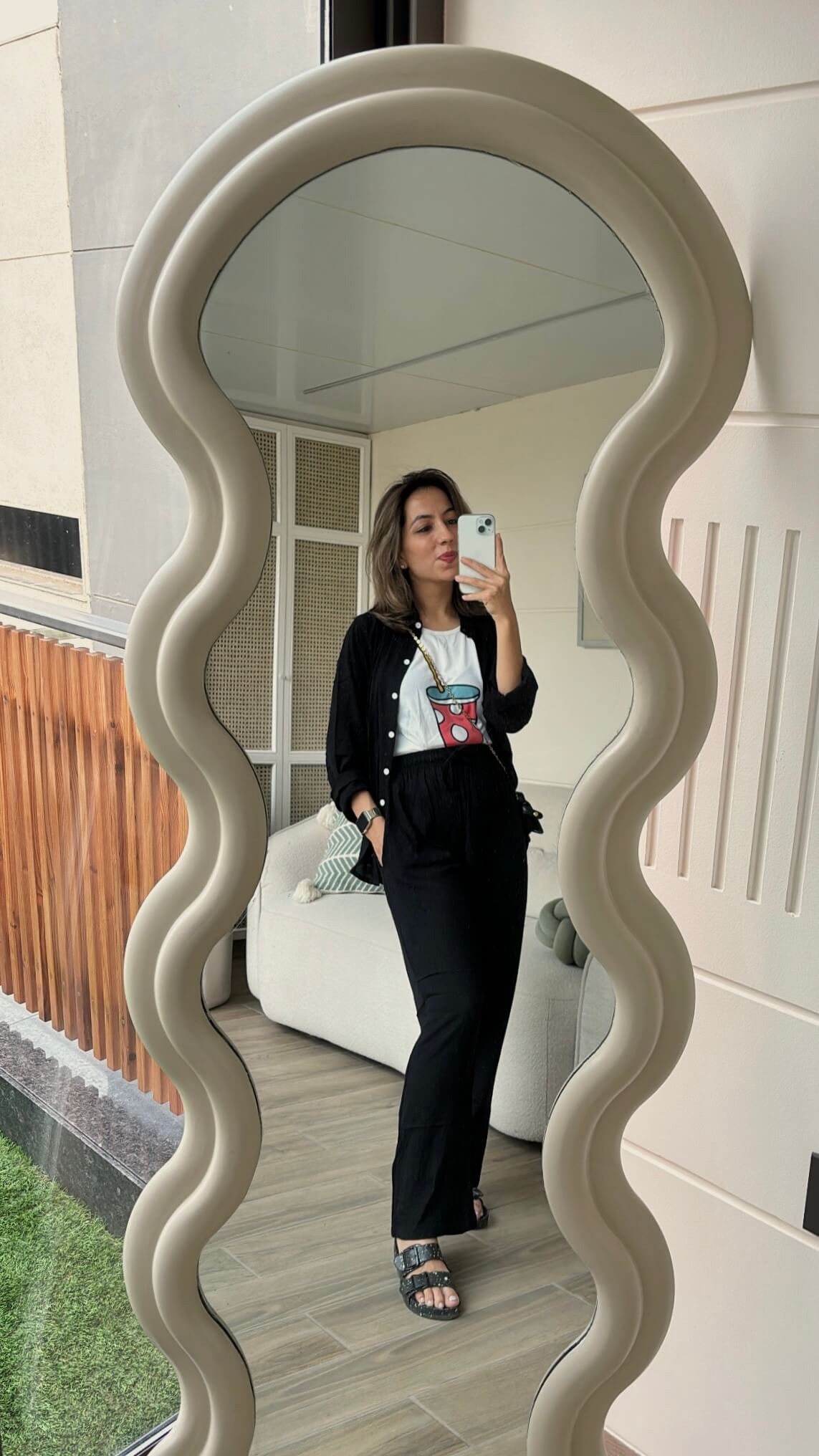 Black - Shirt & Pant Coord Set