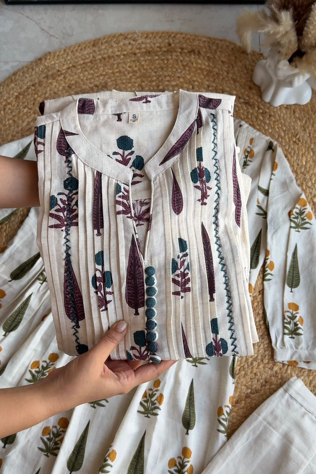 Pallavi Block Print Set