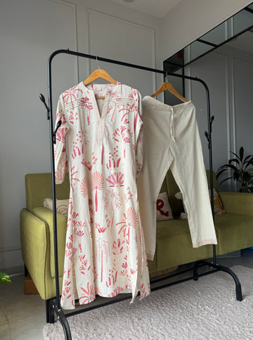 Kinjal kurti and Pants Set