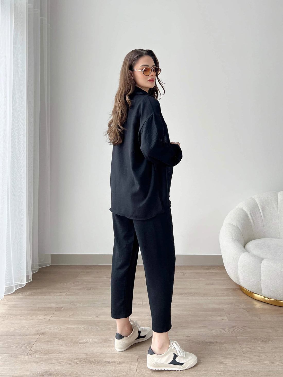 Black - Women’s Light Irish Cord Set