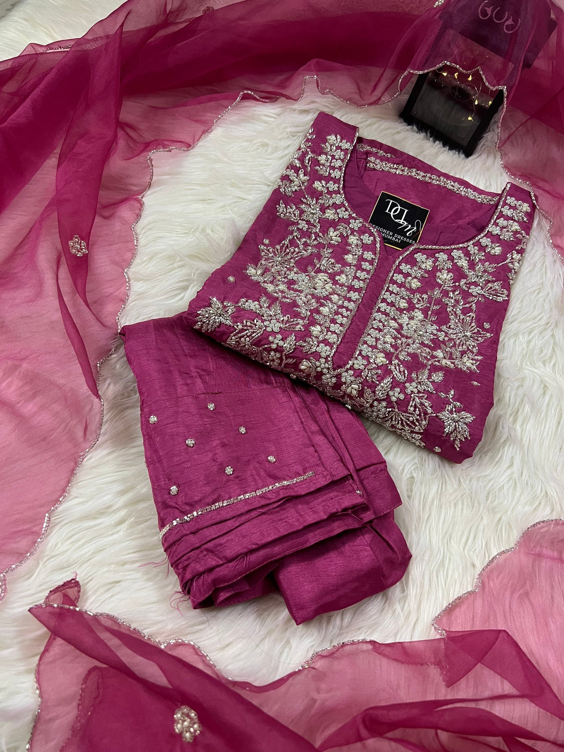 Maslin Designer Embroidery with Zardosi